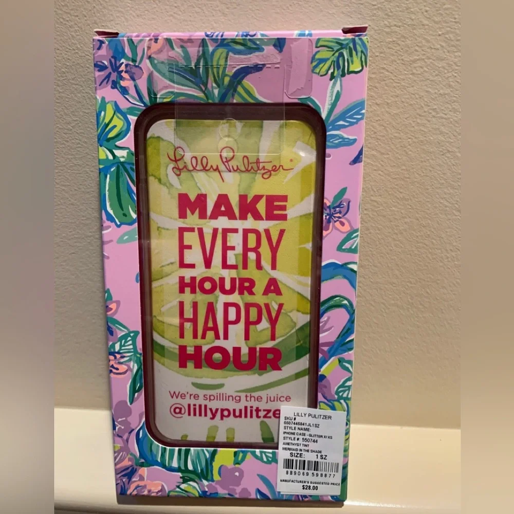 Lilly Pulitzer iPhone X/XS Glitter Mermaid Case